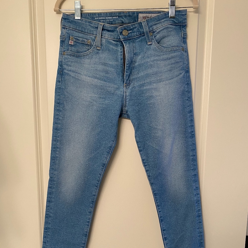 AG The Farrah Skinny Ankle - Light Wash